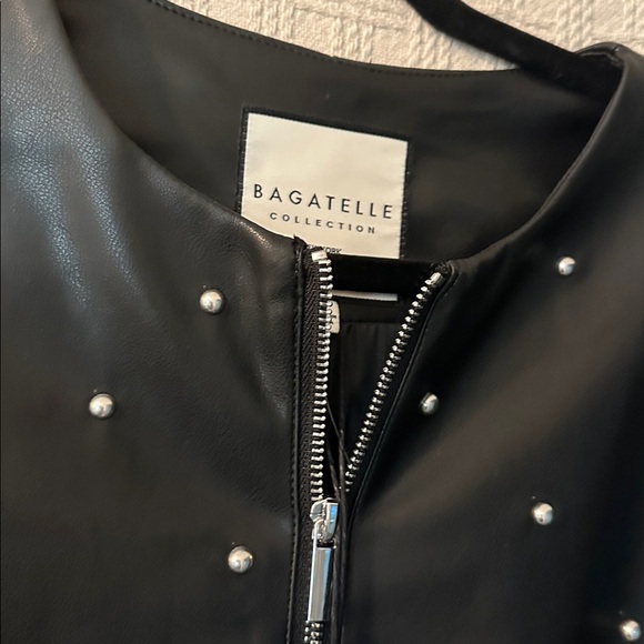 Bagatelle Black Jacket with Pearl Accents - Picture 2 of 5